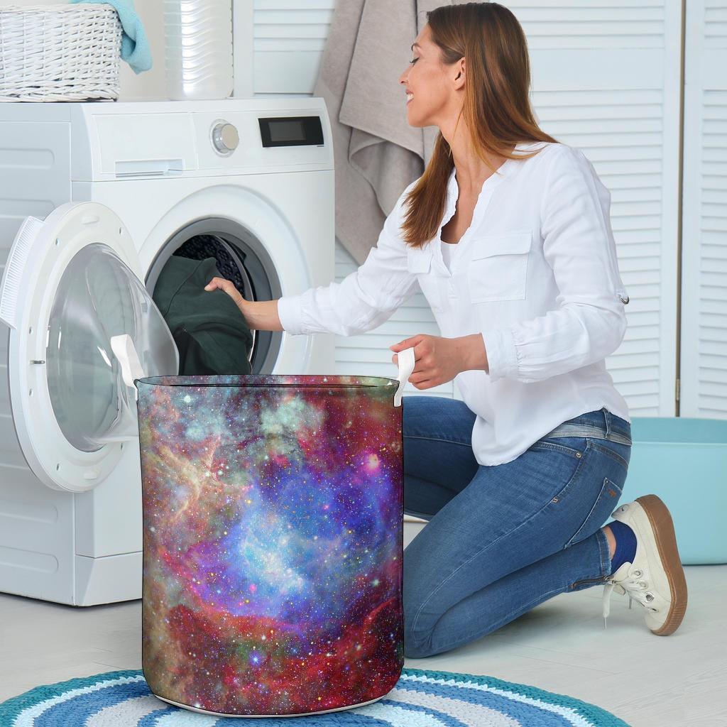 Star Nebula Galaxy Space Laundry Basket-grizzshop