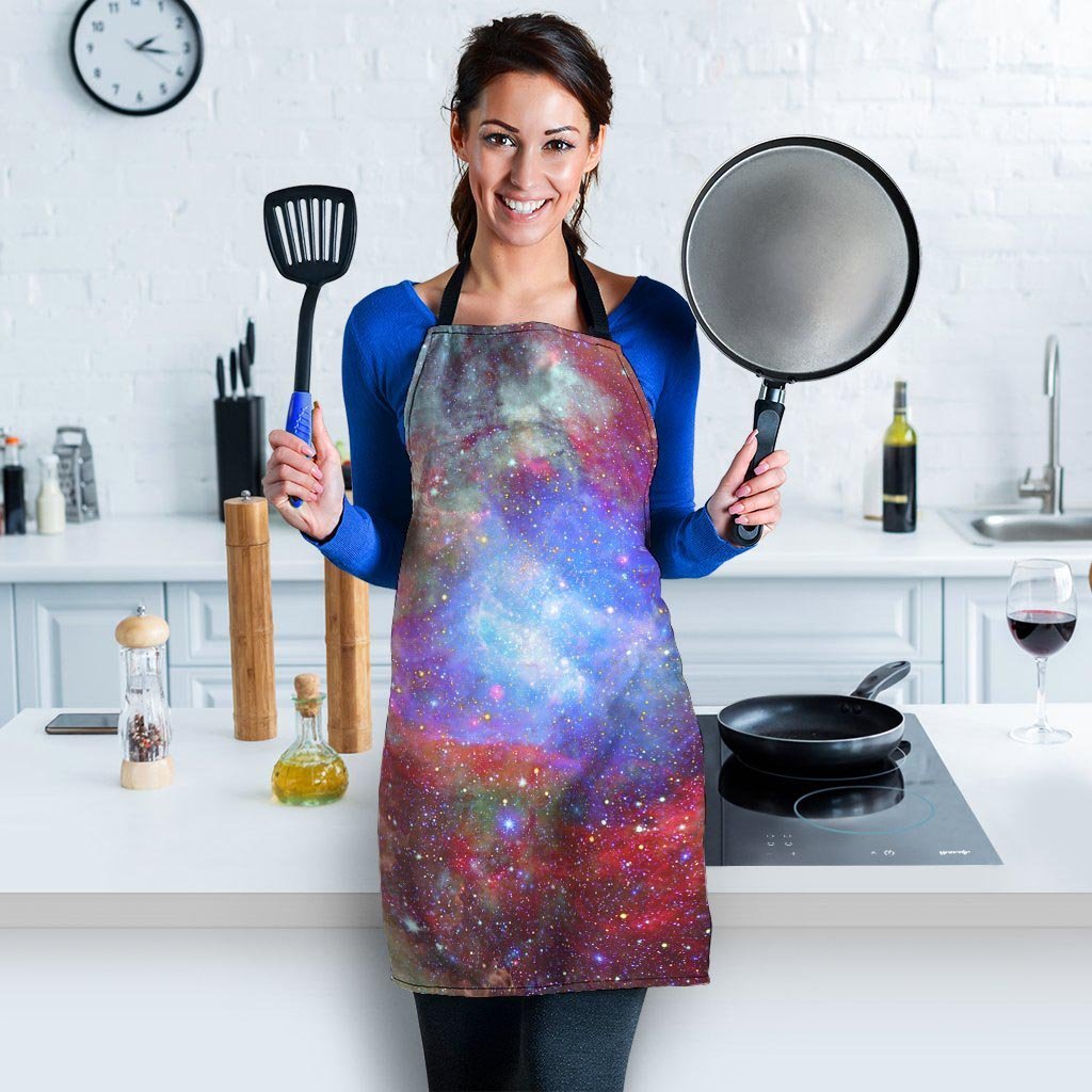 Star Nebula Galaxy Space Women's Apron-grizzshop