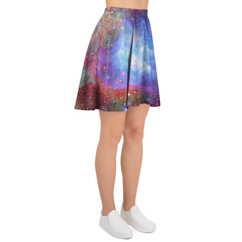 Star Nebula Galaxy Space Women's Skirt-grizzshop