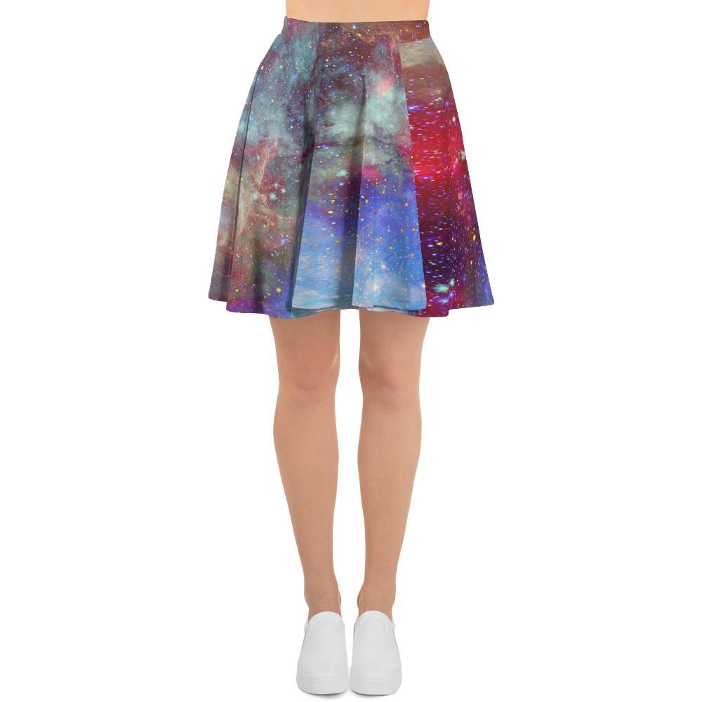 Star Nebula Galaxy Space Women's Skirt-grizzshop