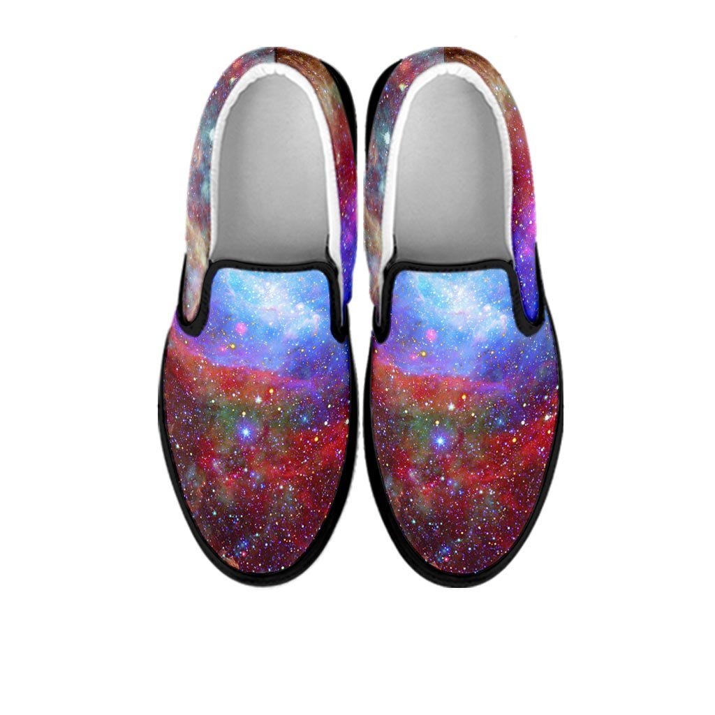 Star Nebula Galaxy Space Women's Slip On Sneakers-grizzshop