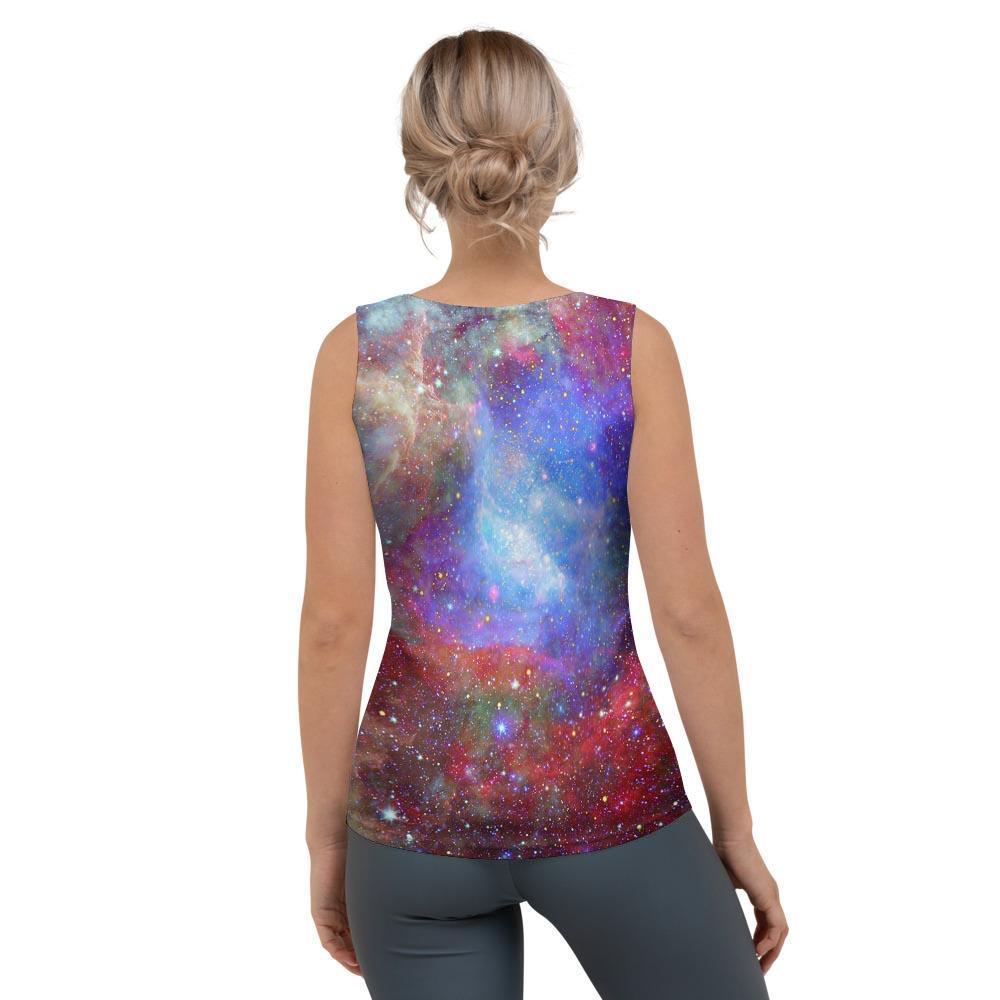 Star Nebula Galaxy Space Women's Tank Top-grizzshop