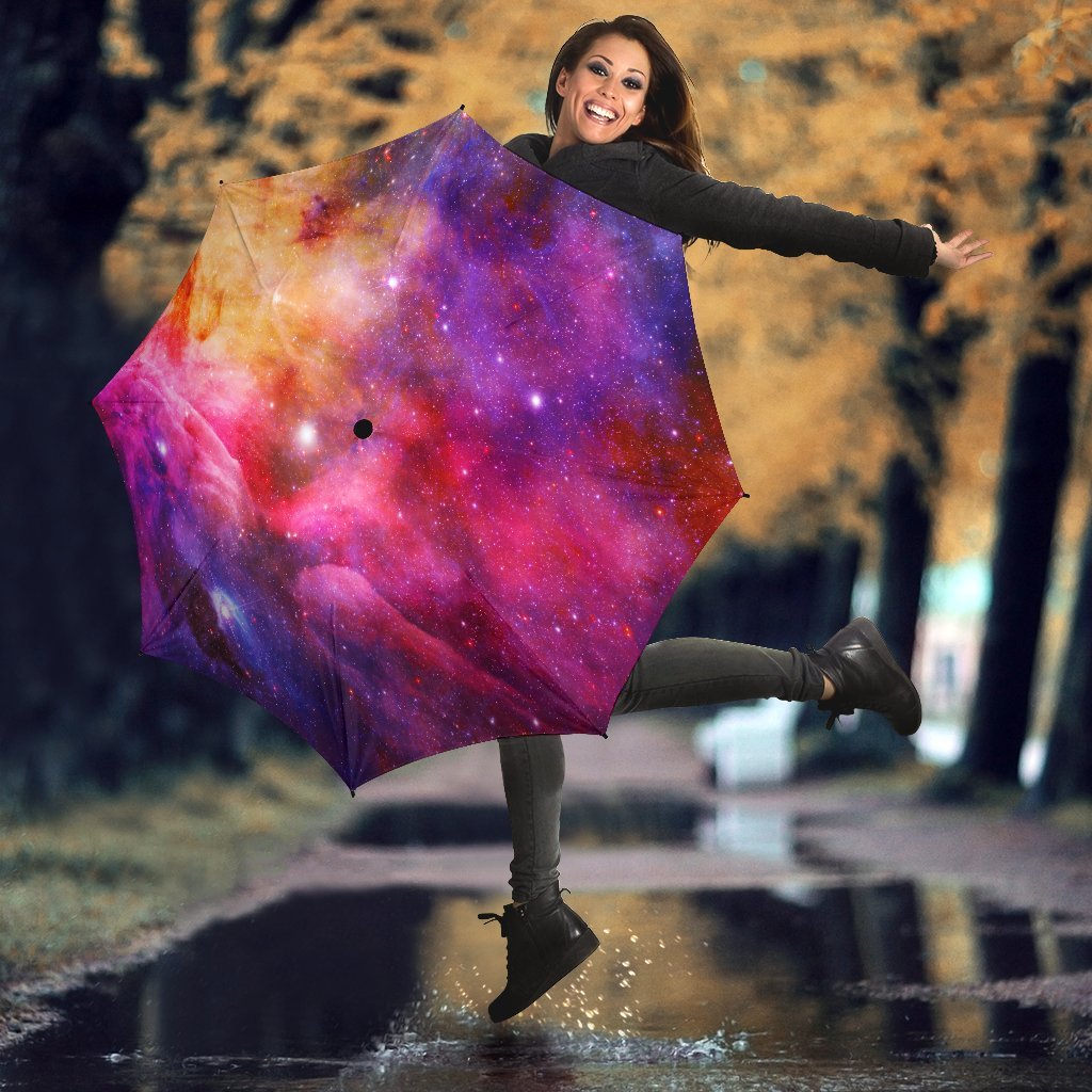 Stardust Galaxy Pattern Print Umbrella-grizzshop