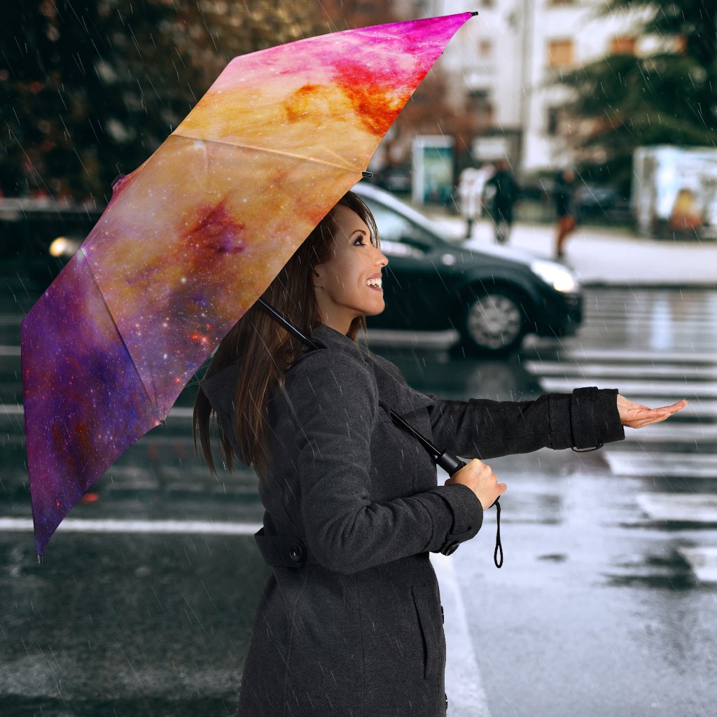 Stardust Galaxy Pattern Print Umbrella-grizzshop