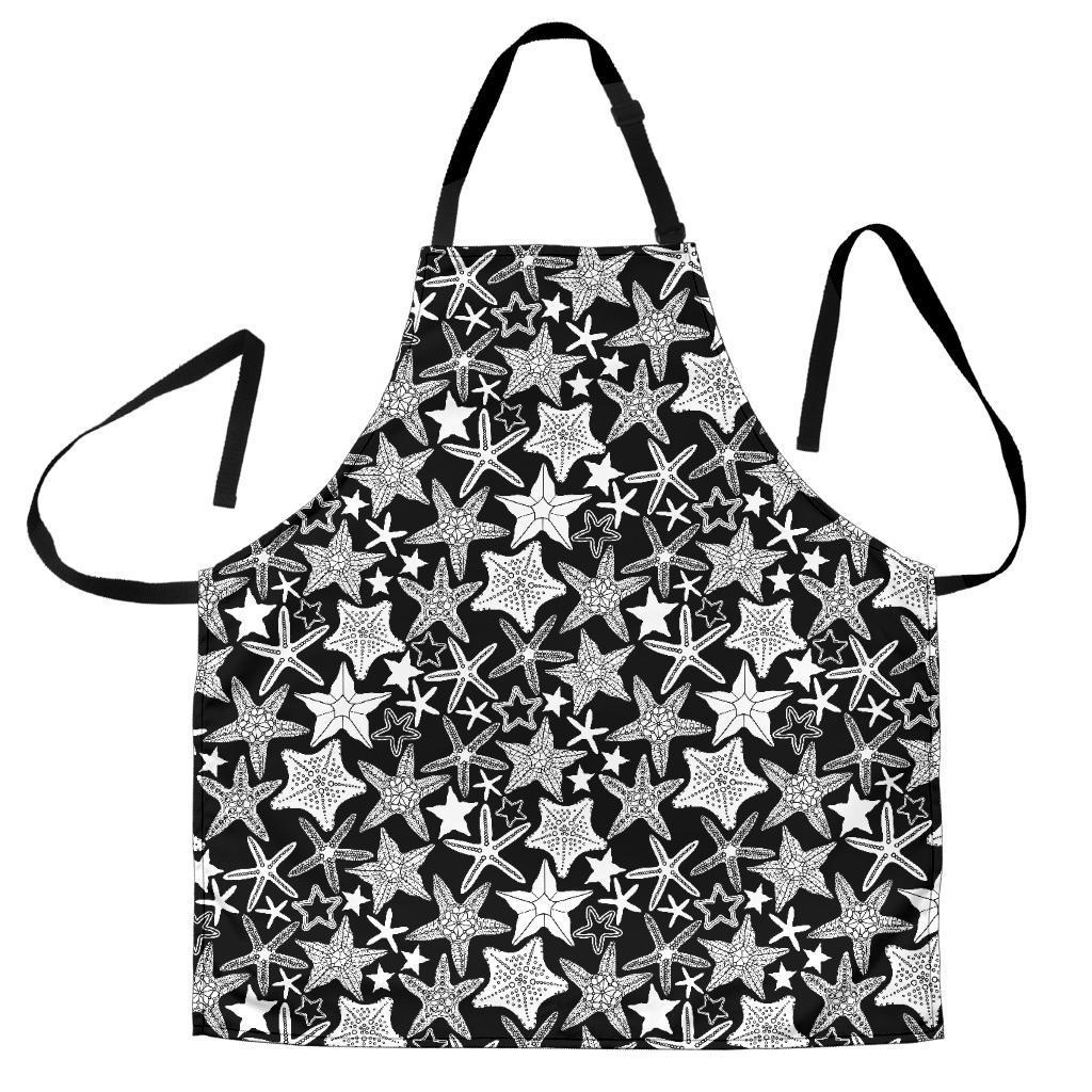 Starfish Print Pattern Men's Apron-grizzshop