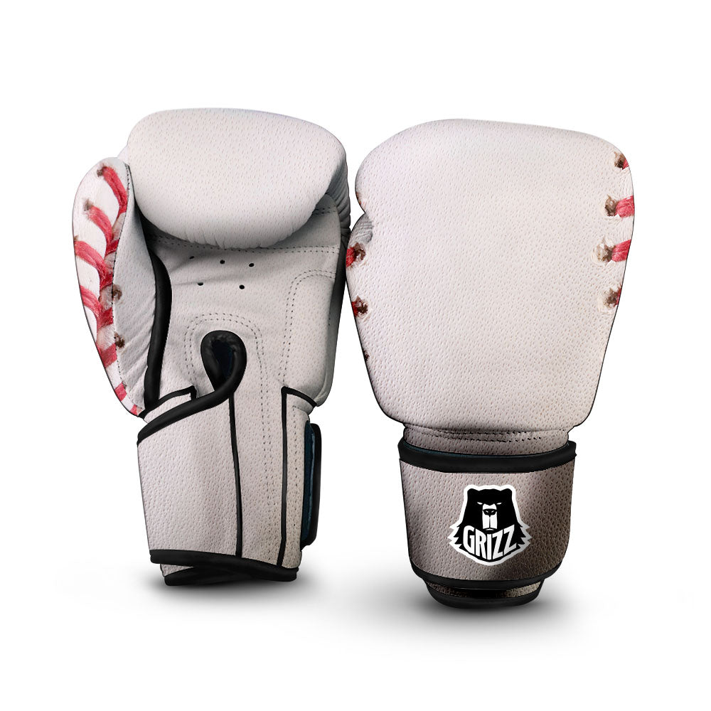 Stitching Baseball Print Boxing Gloves-grizzshop