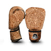 Stone Mayan Print Boxing Gloves-grizzshop
