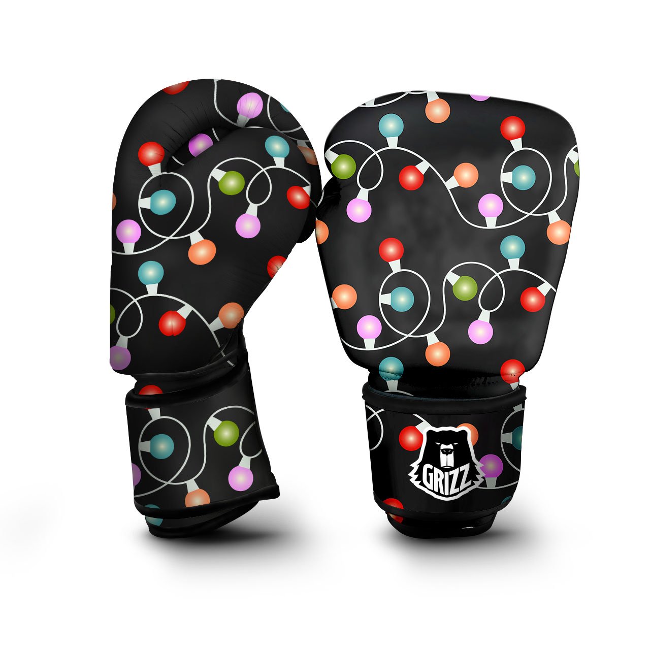 String Lights LED Christmas Print Boxing Gloves-grizzshop