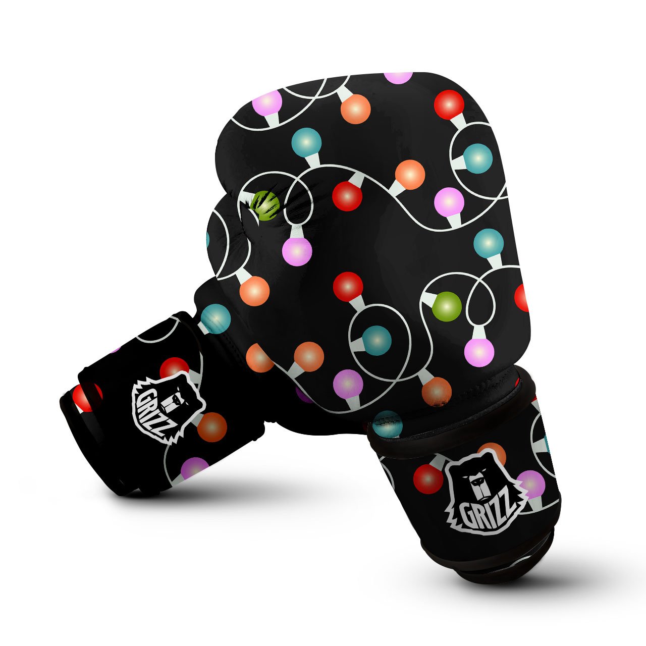 String Lights LED Christmas Print Boxing Gloves-grizzshop