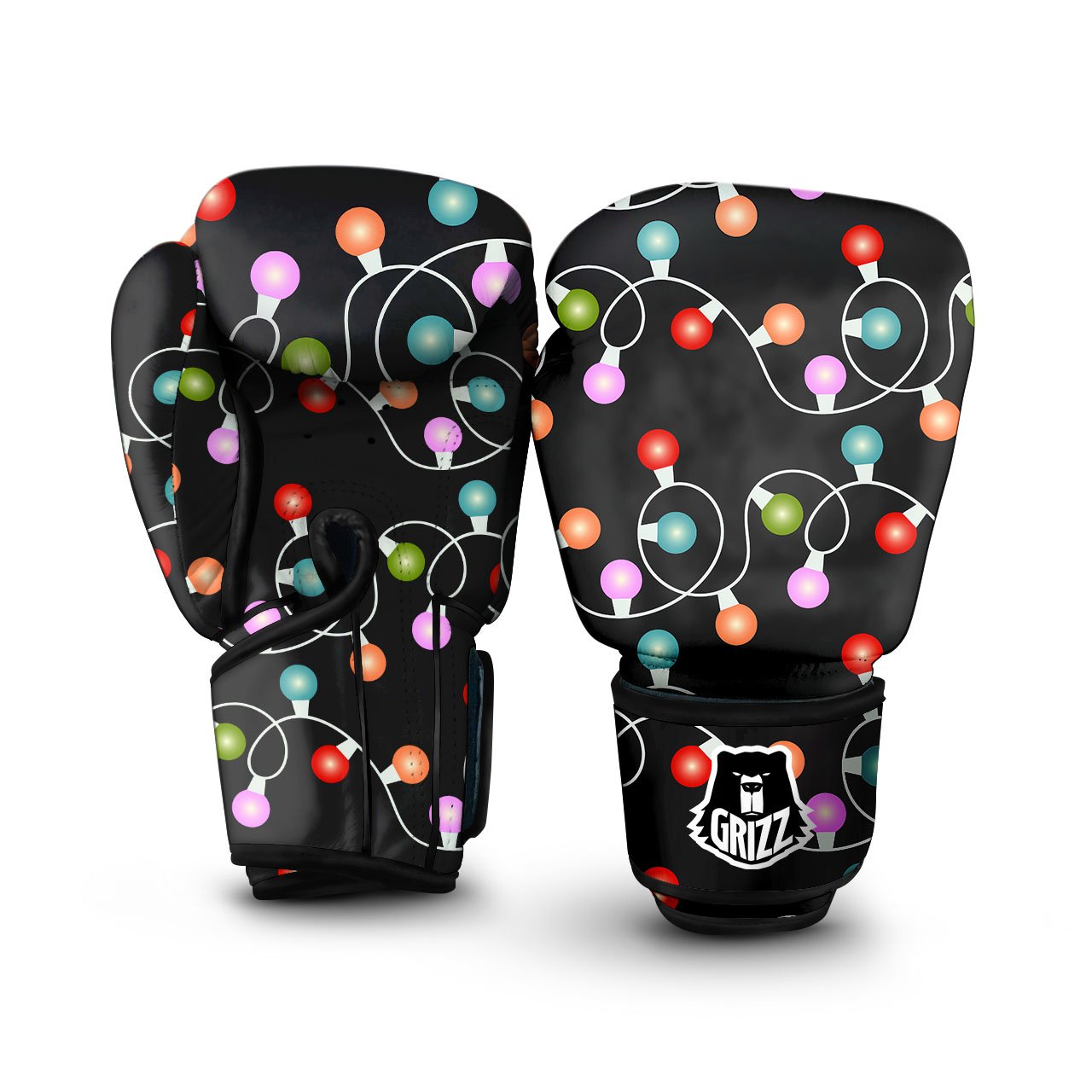 String Lights LED Christmas Print Boxing Gloves-grizzshop