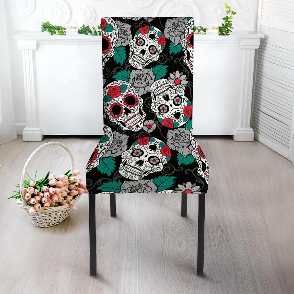 Sugar Skull Chair Cover-grizzshop