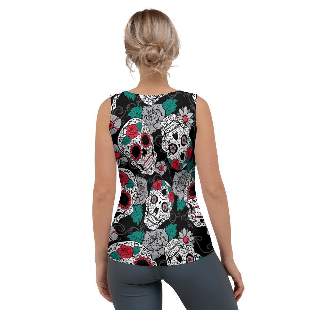 Sugar Skull Women's Tank Top-grizzshop