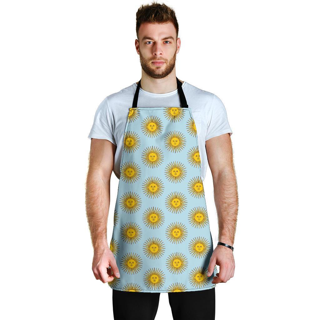 Sun Print Pattern Men's Apron-grizzshop