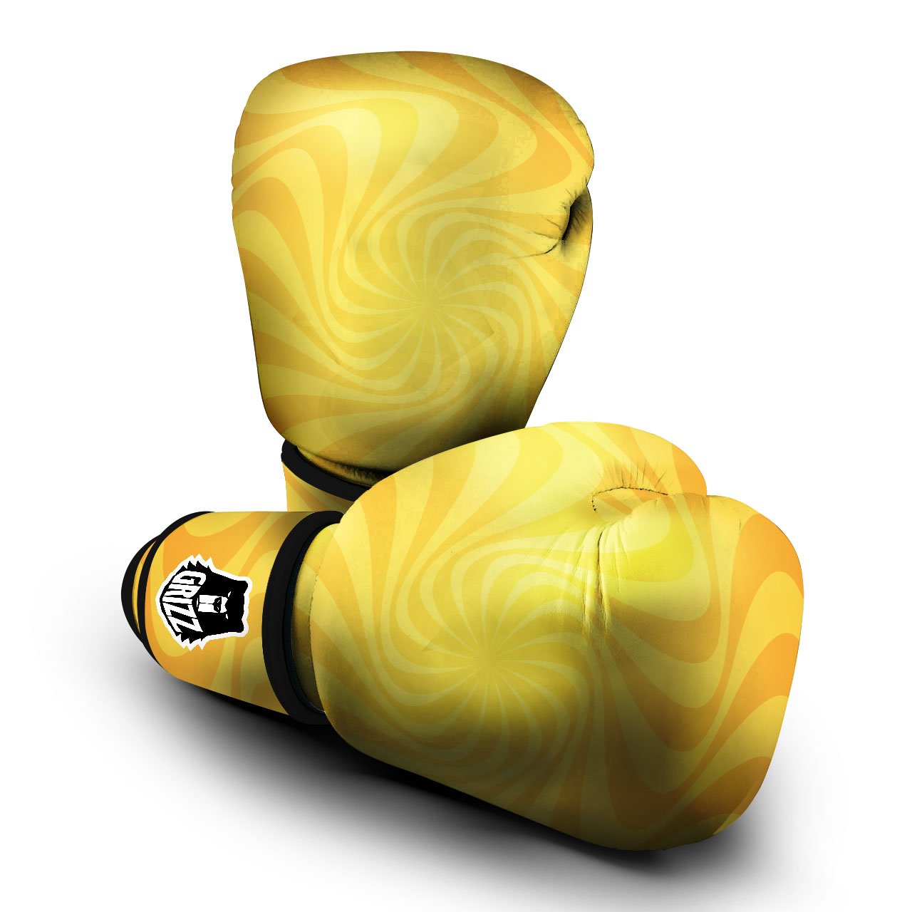 Sun Psychedelic Burning Print Boxing Gloves-grizzshop