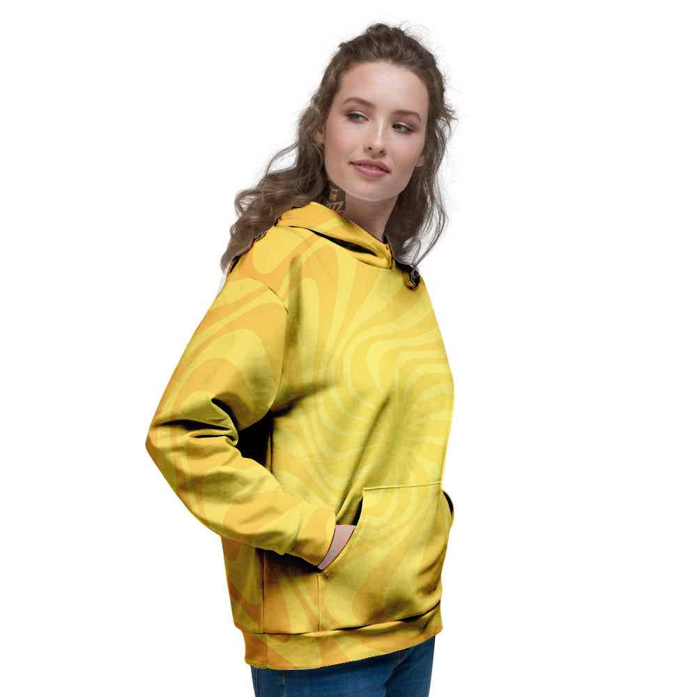 Sun Psychedelic Burning Print Women's Hoodie-grizzshop