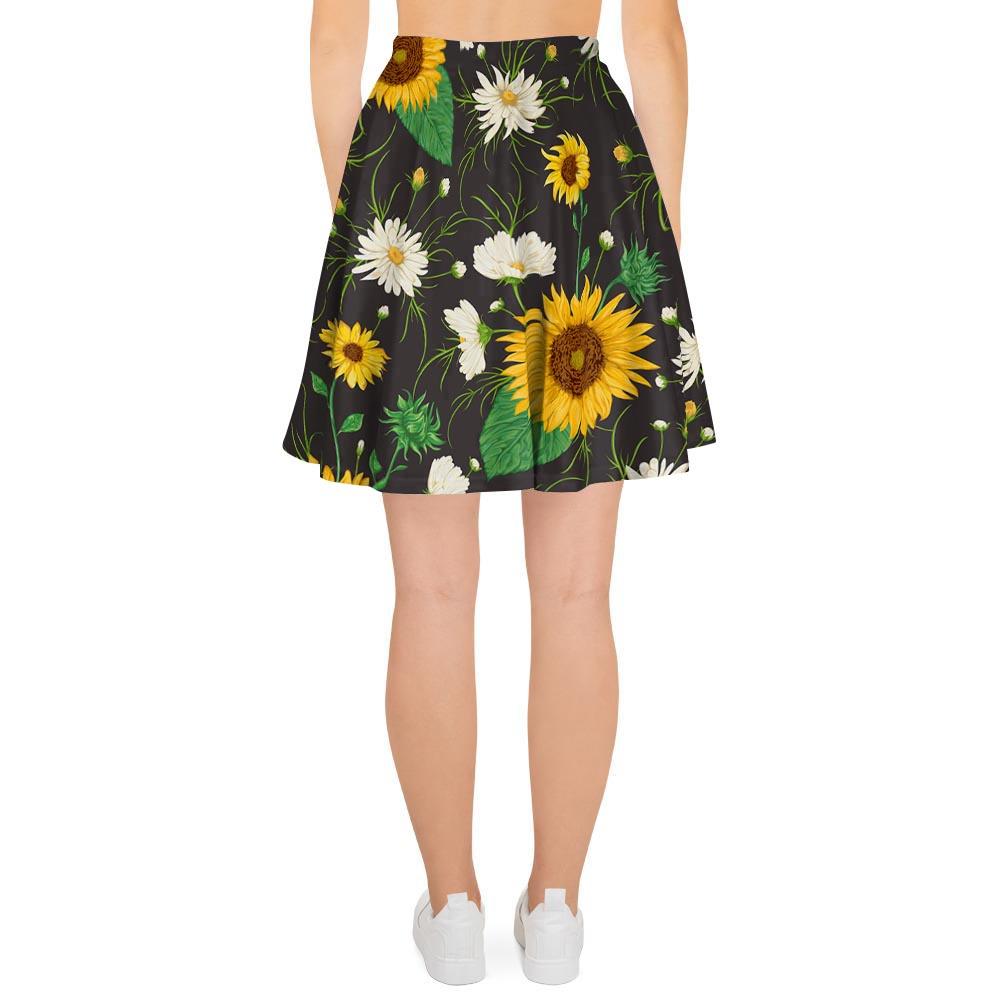 Sunflower And Chamomile Women's Skirt-grizzshop