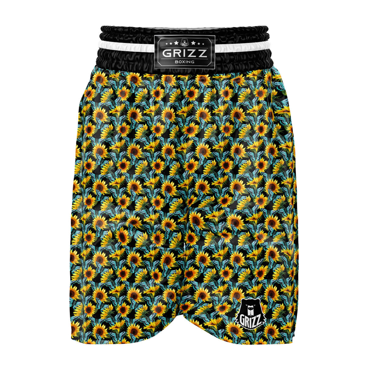 Sunflower Butterfly Muay Thai Boxing Shorts