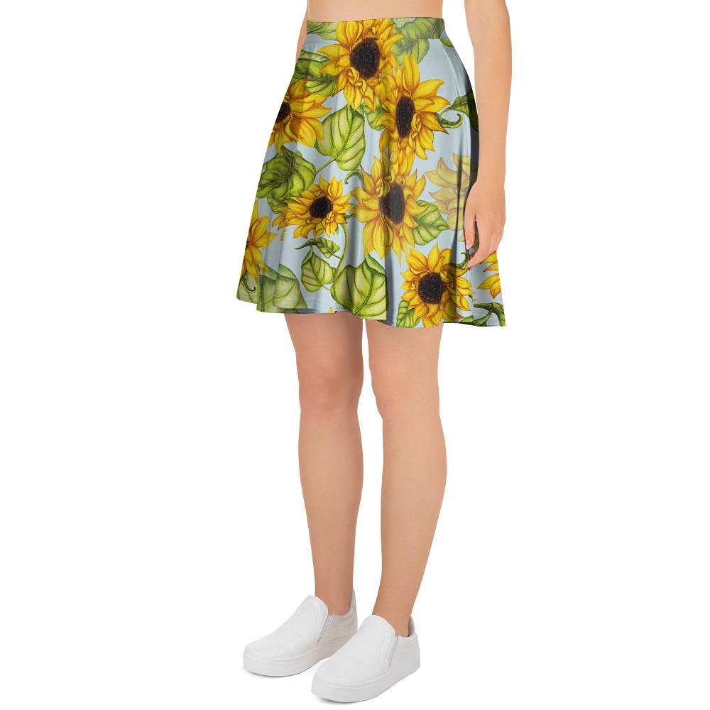Sunflower Blue Women's Skirt-grizzshop