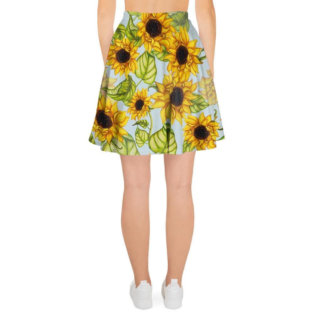 Sunflower Blue Women's Skirt-grizzshop