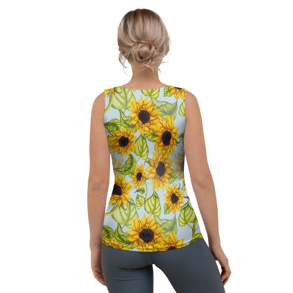 Sunflower Blue Women's Tank Top-grizzshop