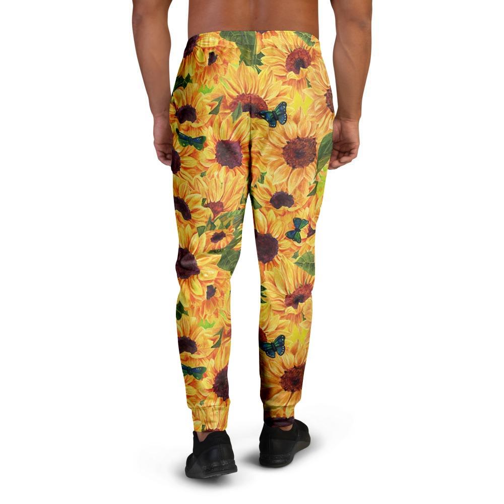 Sunflower Butterfly Men's Joggers-grizzshop