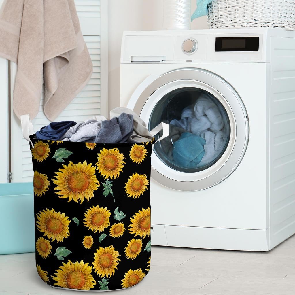 Sunflower Laundry Basket-grizzshop