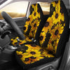Sunflower Print Pattern Universal Fit Car Seat Cover-grizzshop