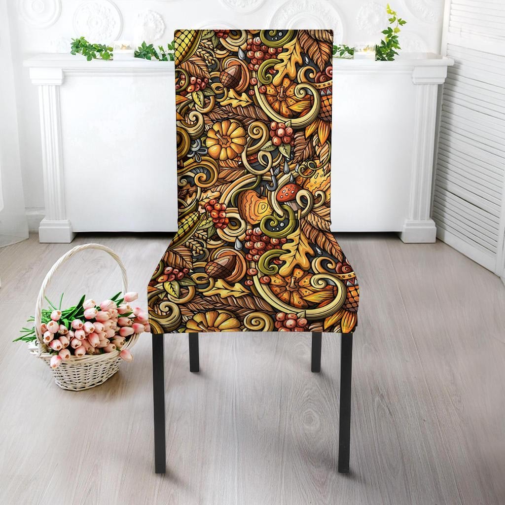 Sunflower Psychedelic Chair Cover-grizzshop