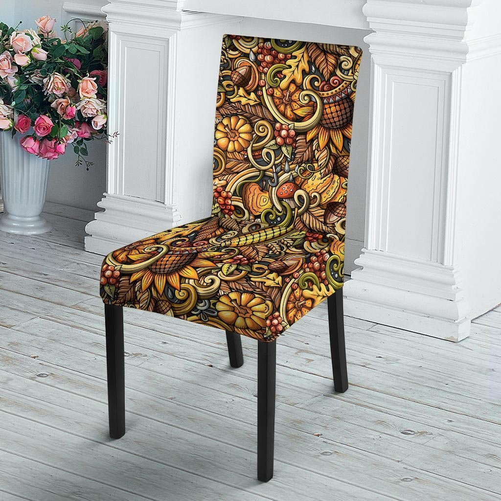 Sunflower Psychedelic Chair Cover-grizzshop