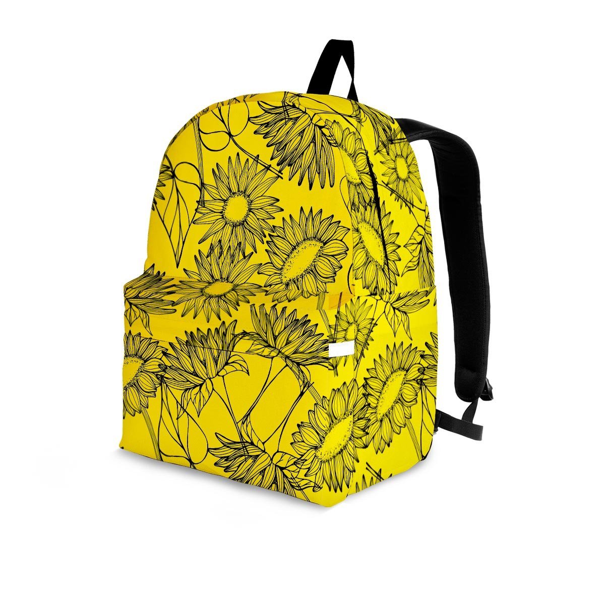 Sunflower Yellow Print Backpack-grizzshop