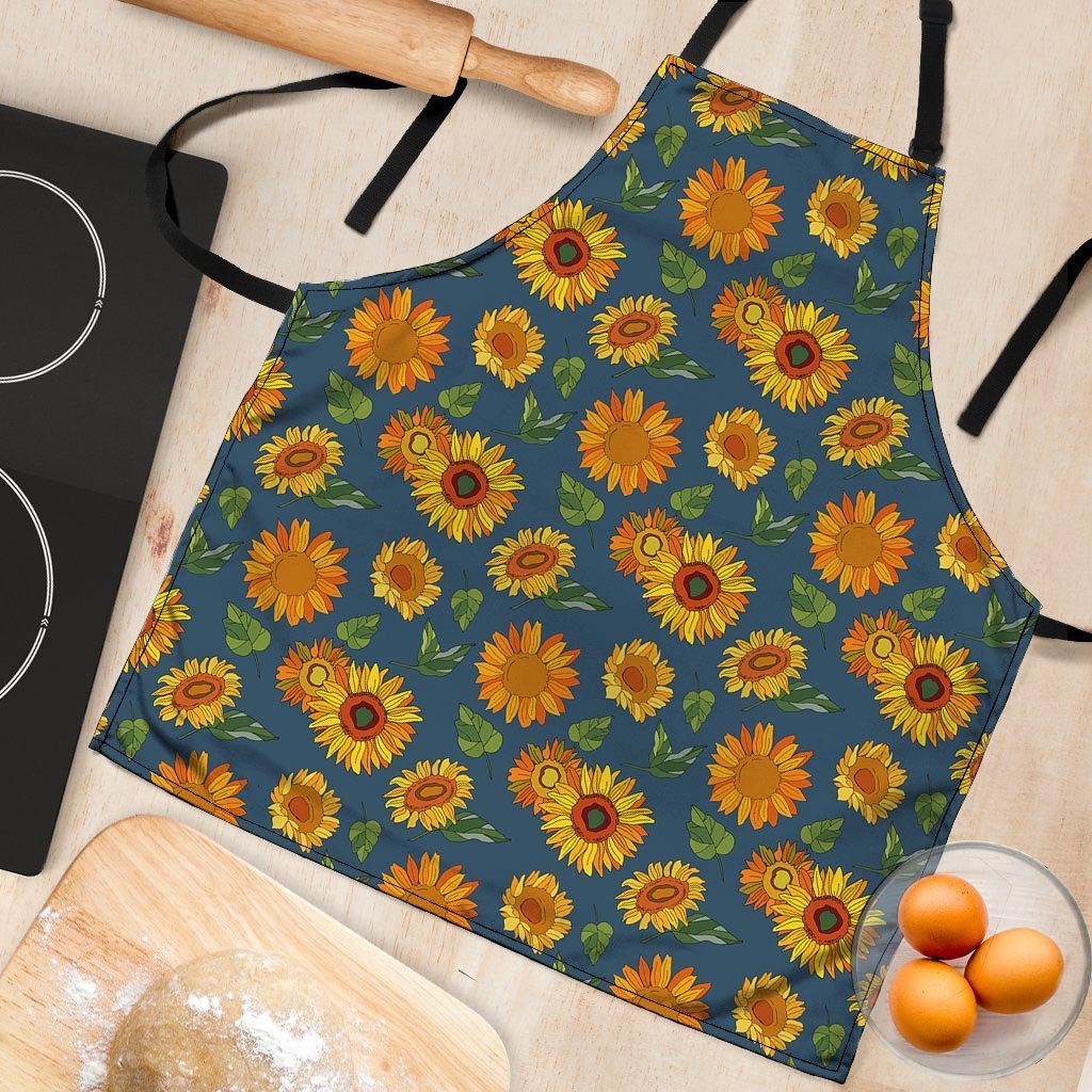 Sunflower Print Women's Apron-grizzshop