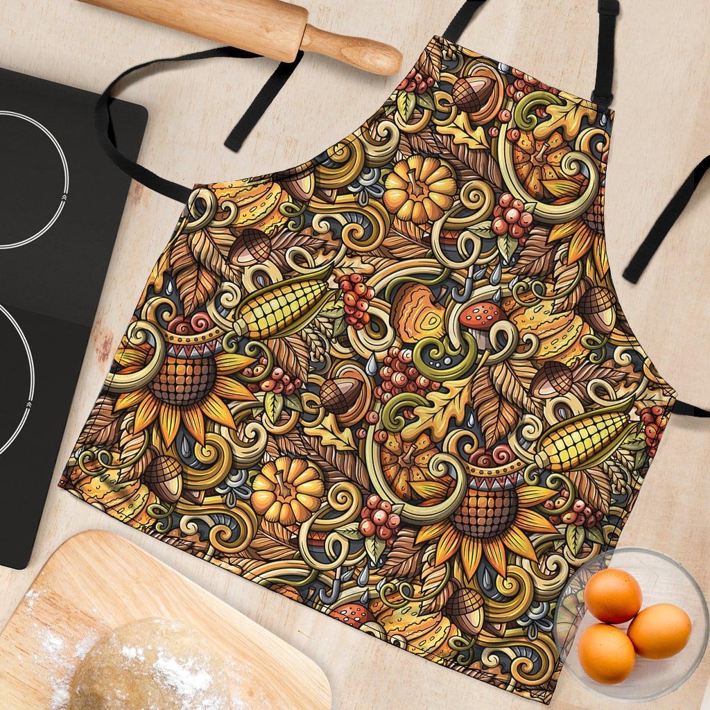 Sunflower Psychedelic Women's Apron-grizzshop