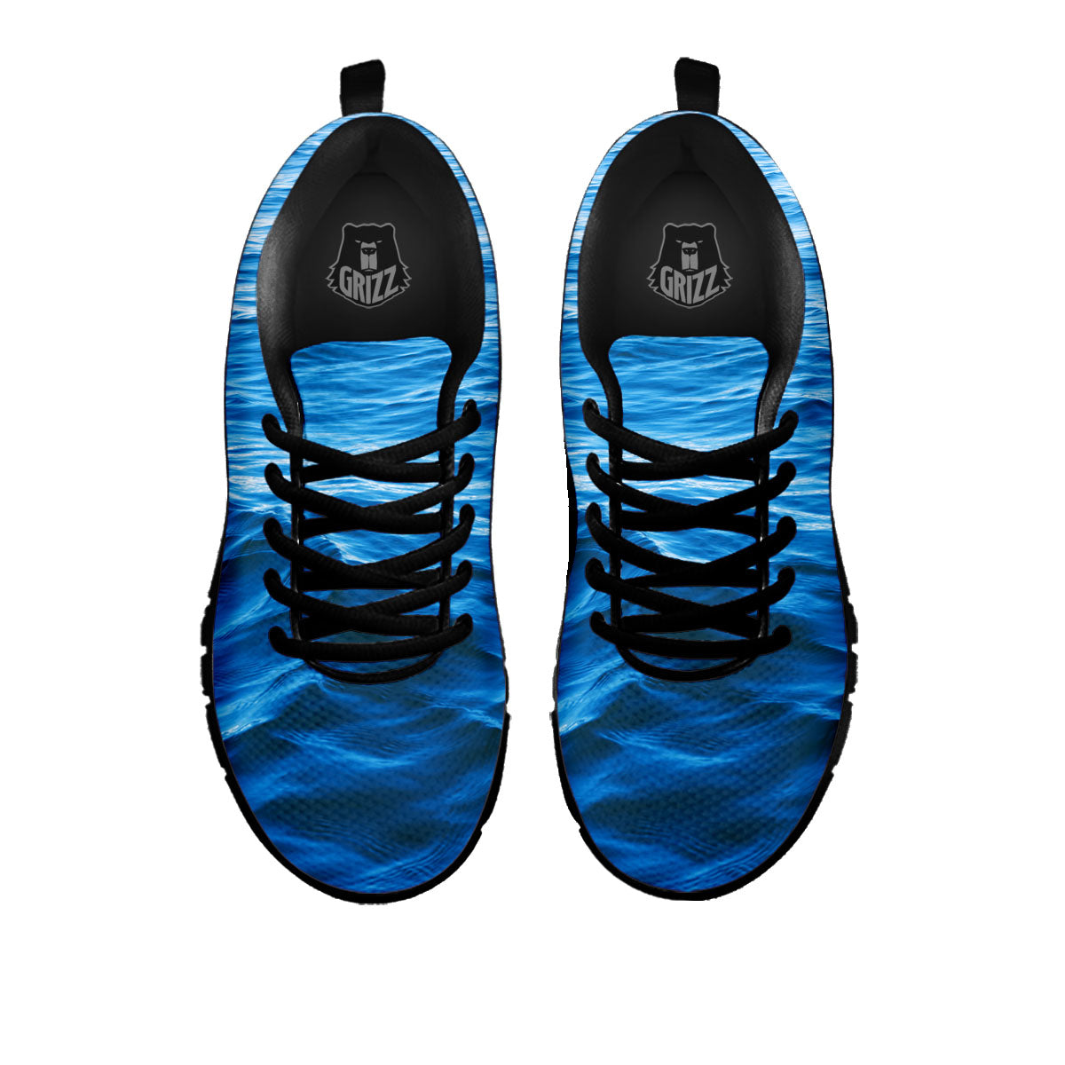 Surface Ocean Print Black Sneaker-grizzshop
