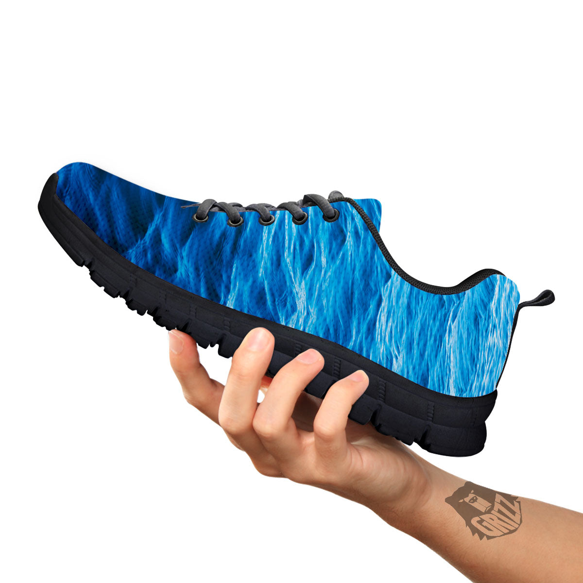 Surface Ocean Print Black Sneaker-grizzshop