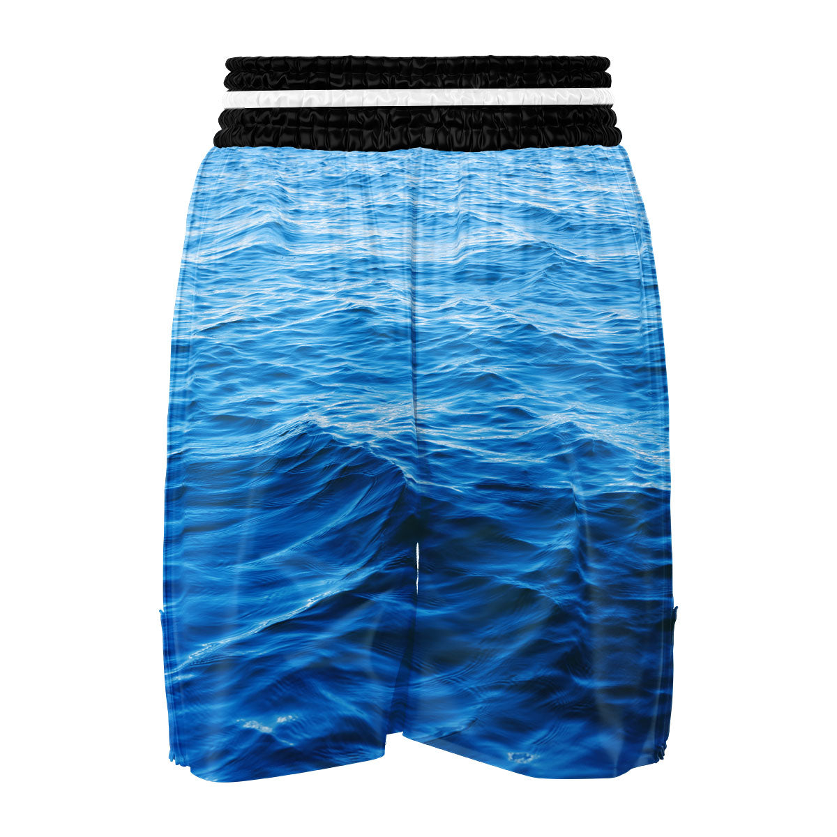 Surface Ocean Print Boxing Shorts-grizzshop