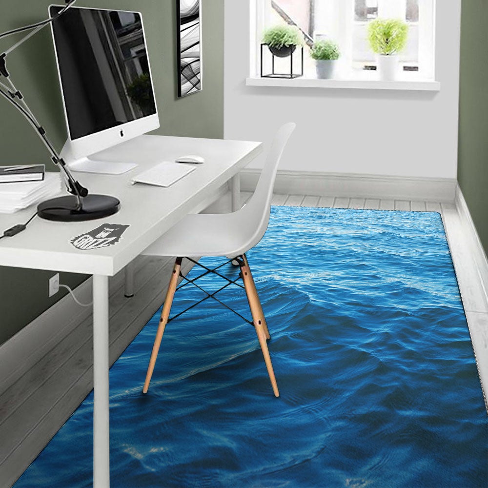 Surface Ocean Print Floor Mat-grizzshop