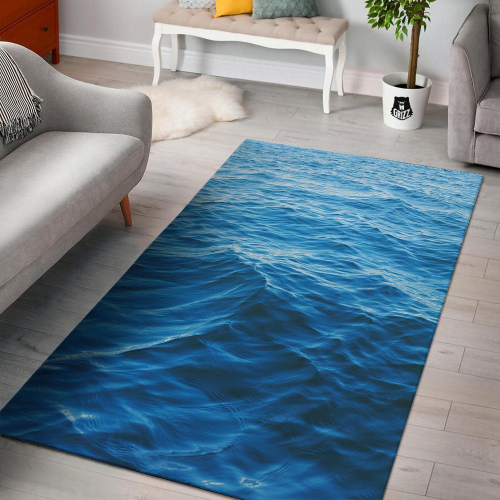 Surface Ocean Print Floor Mat-grizzshop