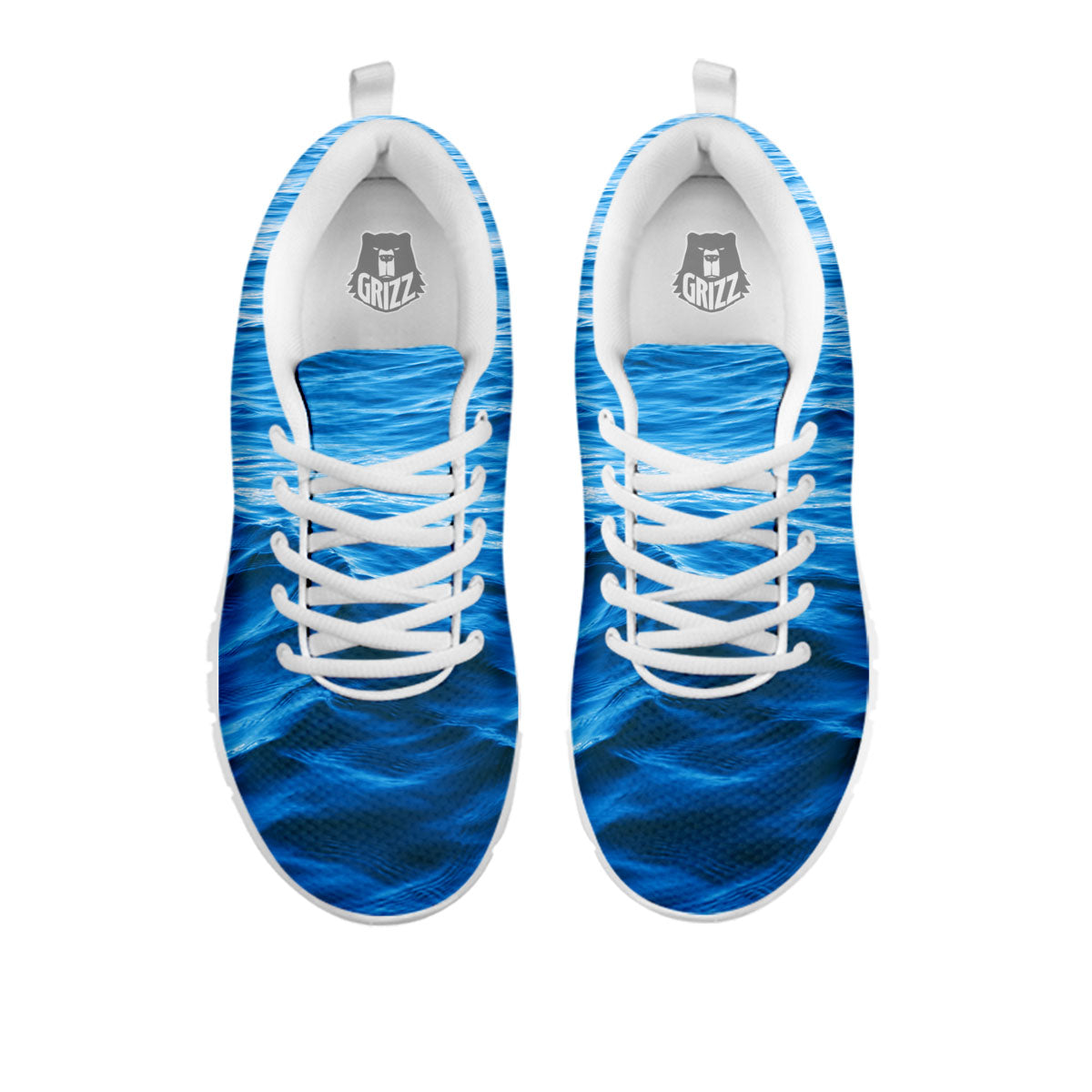 Surface Ocean Print White Sneaker-grizzshop