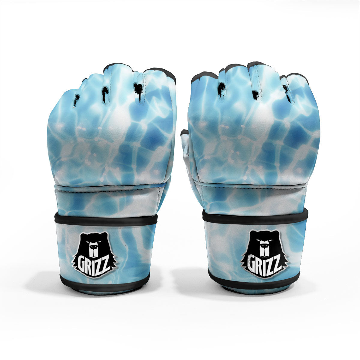 Surface Pool Water Print MMA Gloves-grizzshop