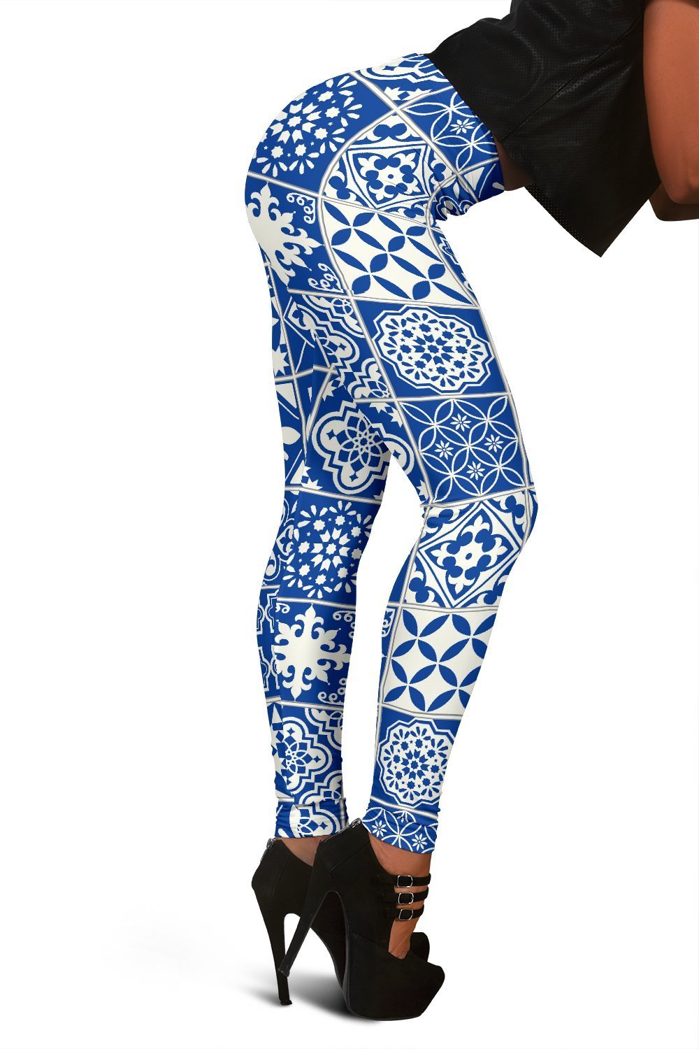 Swedish Print Pattern Women Leggings-grizzshop