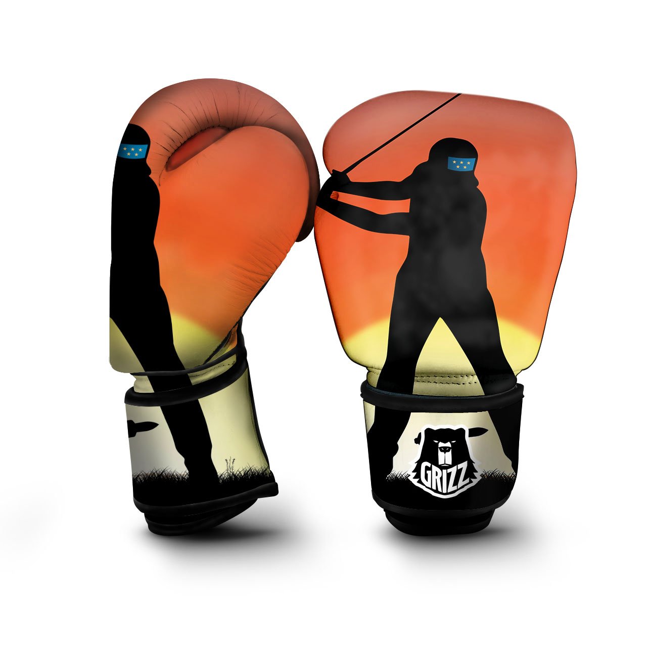 Swing Pro Golf Print Boxing Gloves-grizzshop