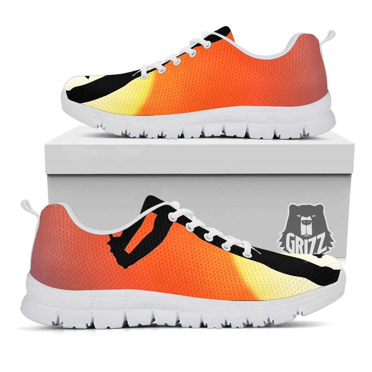 Swing Pro Golf Print White Sneaker-grizzshop