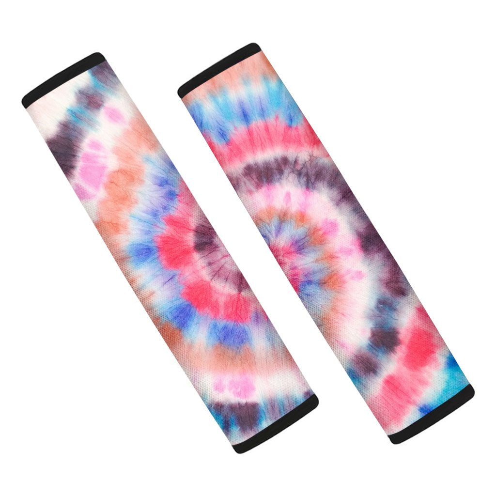 Swirl Rainbow Tie Dye Seat Belt Cover-grizzshop