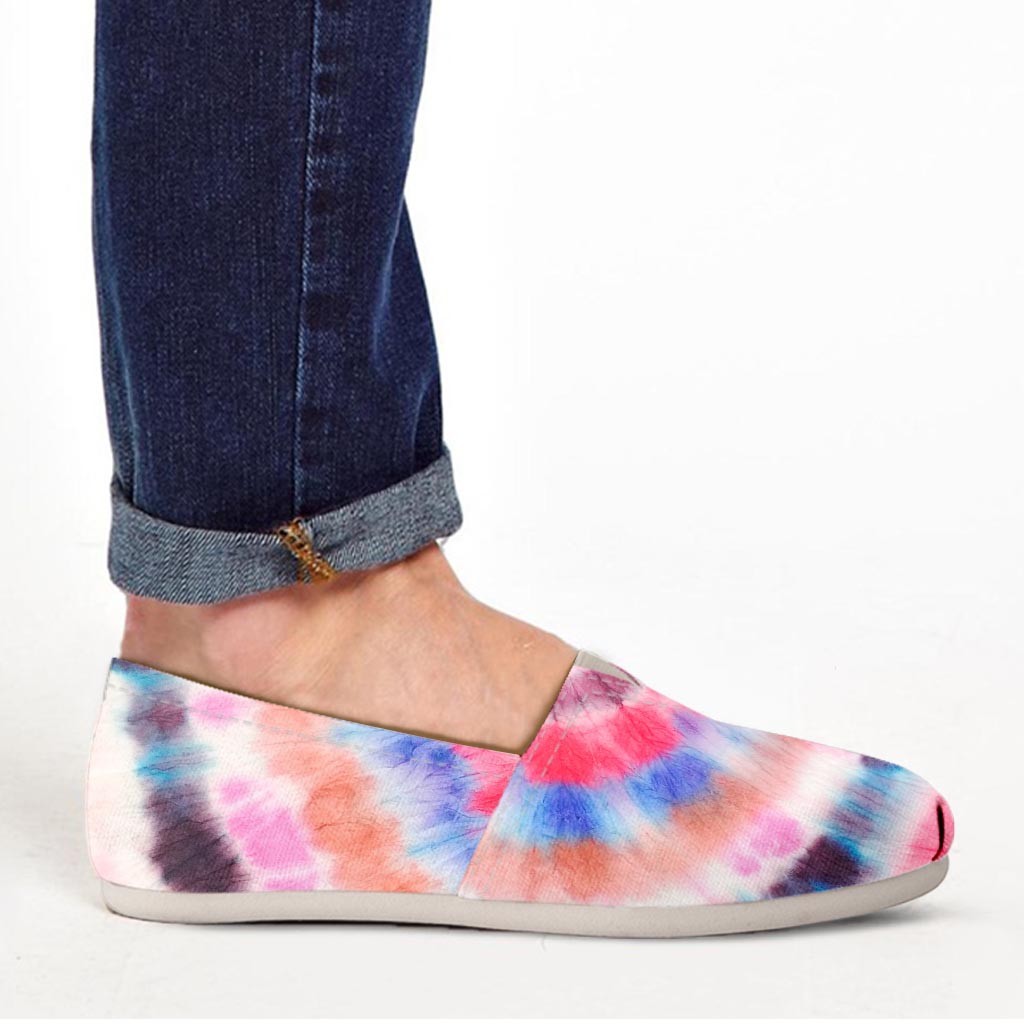Swirl Rainbow Tie Dye Canvas Shoes-grizzshop