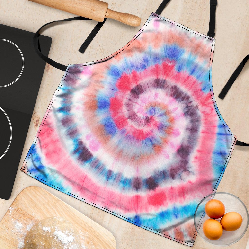 Swirl Rainbow Tie Dye Women's Apron-grizzshop
