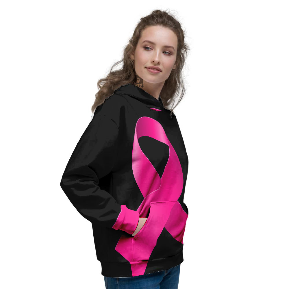 Symbol Breast Cancer Awareness Print Women's Hoodie-grizzshop