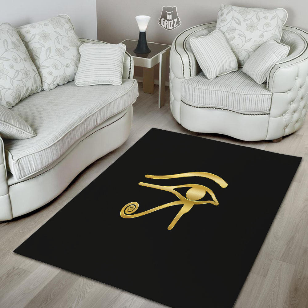 Symbol Eye Of Horus Print Floor Mat-grizzshop