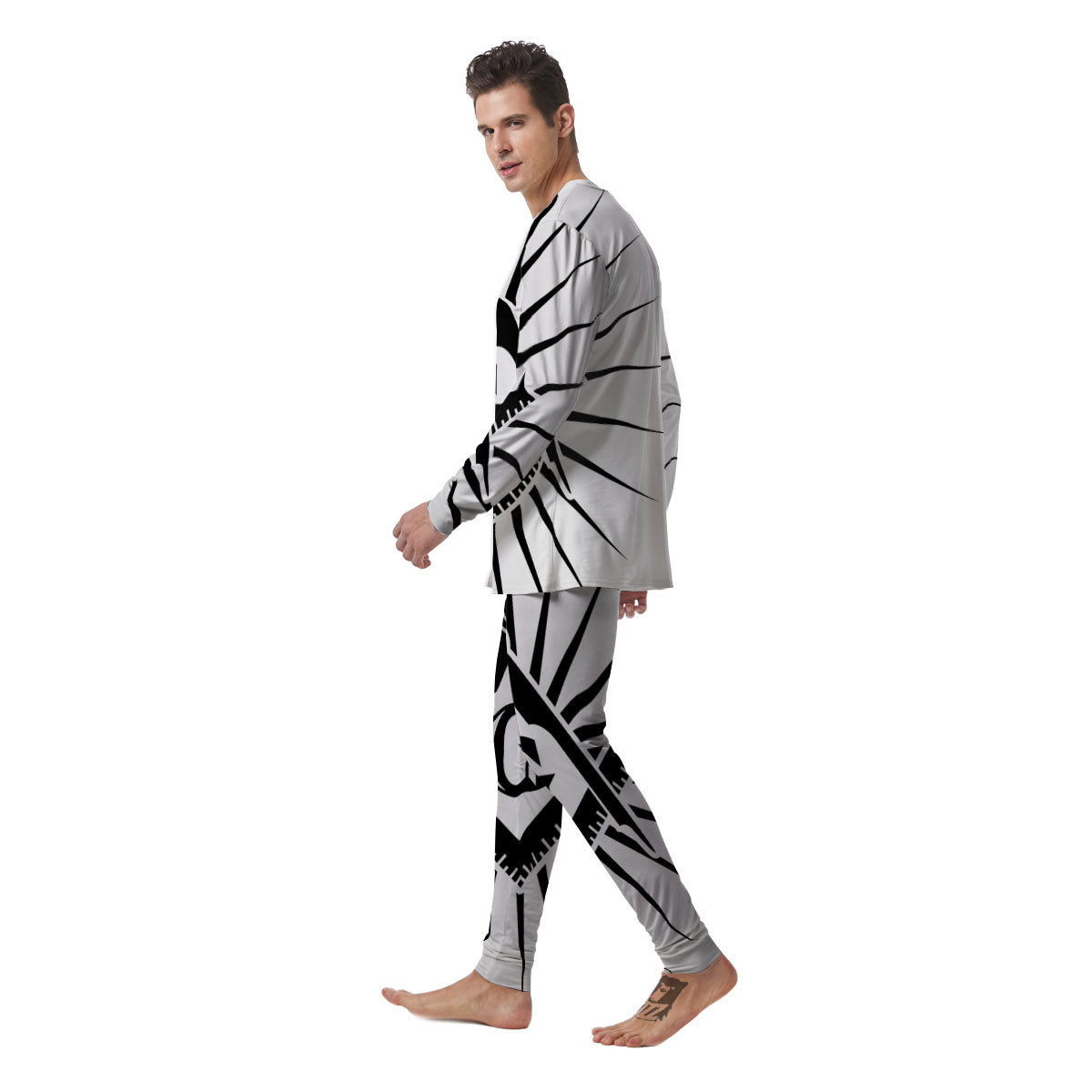 Symbol Freemasonry Print Men's Pajamas-grizzshop