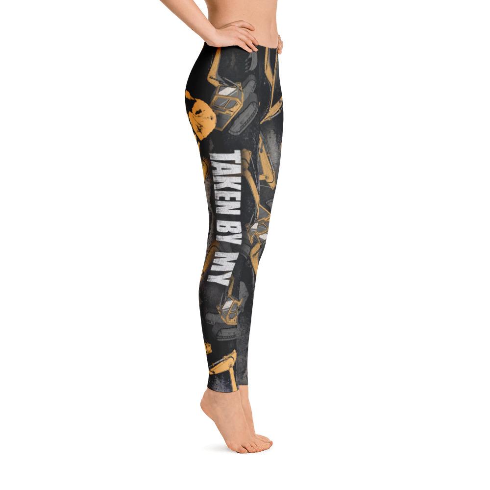 Taken by my Heavy Equipment Operator Women's Leggings-grizzshop