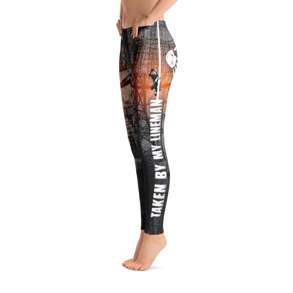 Taken by my Lineman Women's Leggings-grizzshop